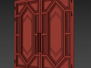 Port&atilde;o loft preto 016 Modelo 3D