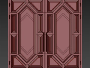 Port&atilde;o loft preto 016 Modelo 3D