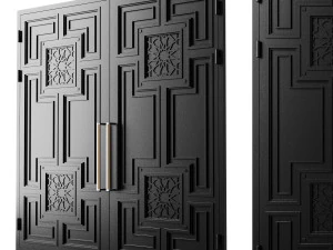 Gerbang loteng hitam 018 Model 3D