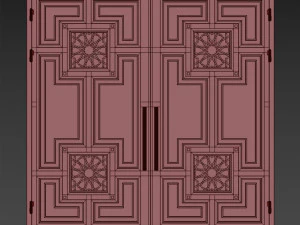 Gate black loft 018 3D Model