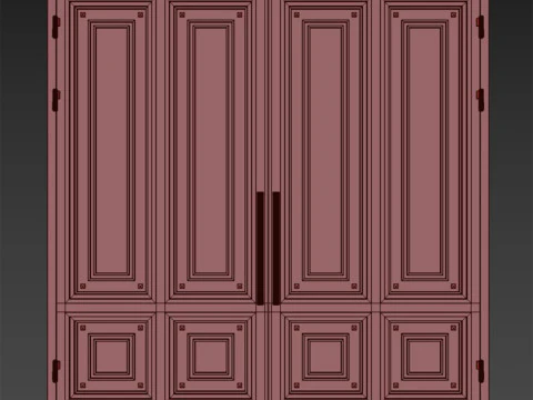 Gate black loft 022 3D Model
