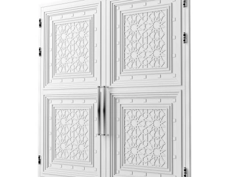 Port&atilde;o loft preto 023 Modelo 3D