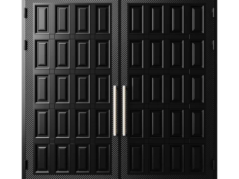 Gate black loft 024 3D Model
