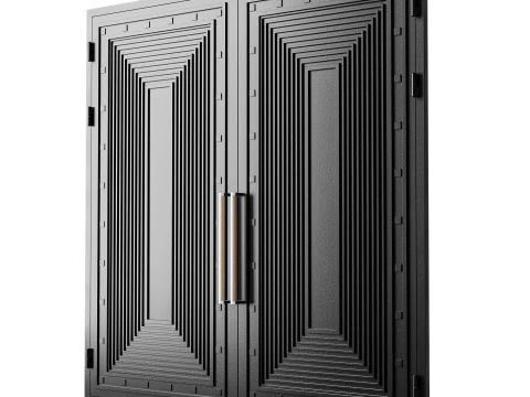 Brama czarna na poddasze 025 Model 3D