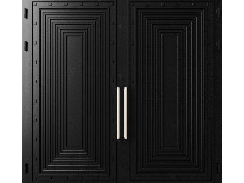 Gate black loft 025 3D Model