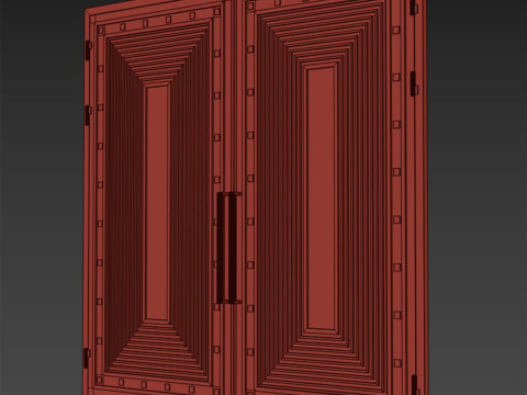 Gate black loft 025 3D Model