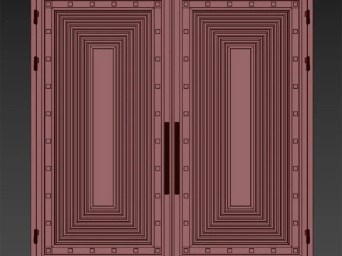 Brama czarna na poddasze 025 Model 3D