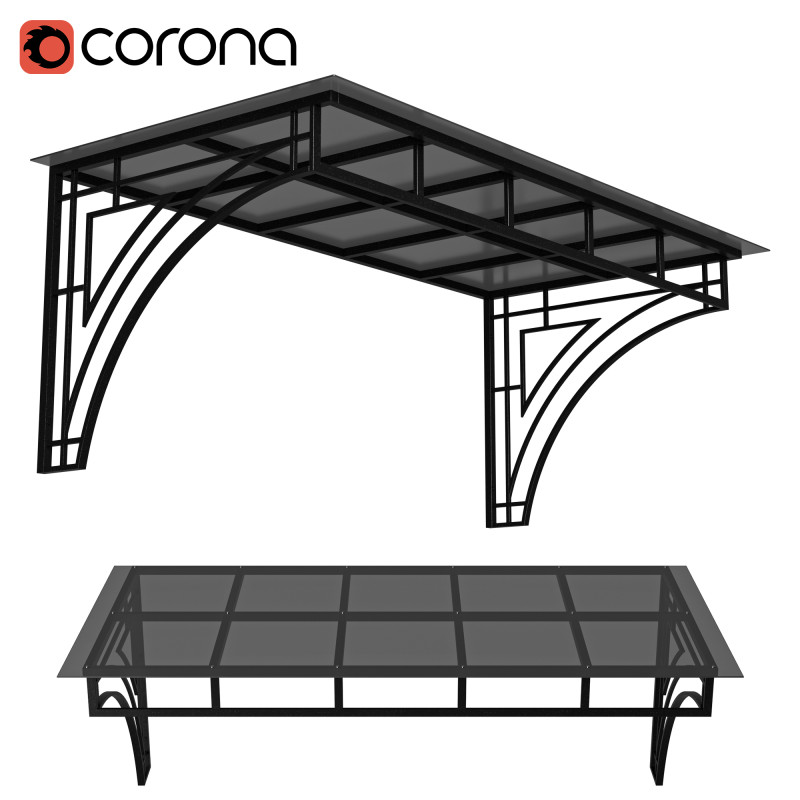 Canopy loft 3D 模型 .c4d .max .obj .3ds .fbx .stl .blend 