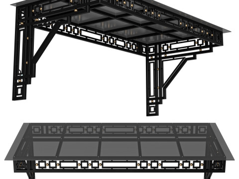 Canopy black loft 003 3D 模型