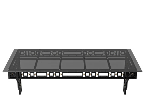 Canopy black loft 003 3D Model