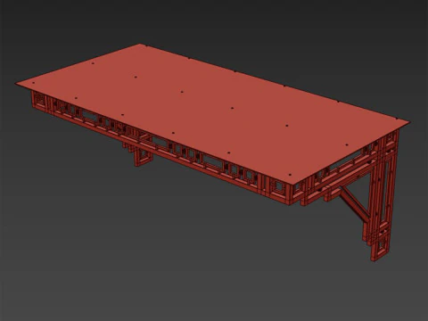 Canopy black loft 003 3D Model