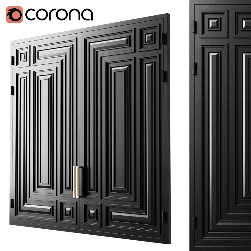 Gate black classic 026 3Dモデル .c4d .max .obj .3ds .fbx .stl .blend