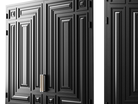 Gate black classic 026 3D Model