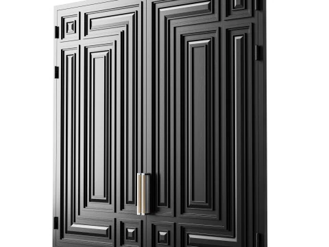 Gate black classic 026 3D Model