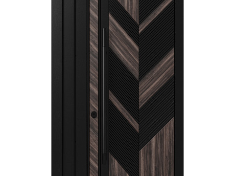 Enterance door set 001 3D Model