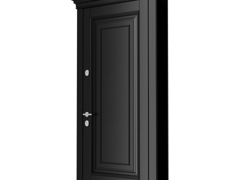 Entrance door set 004 Model 3D