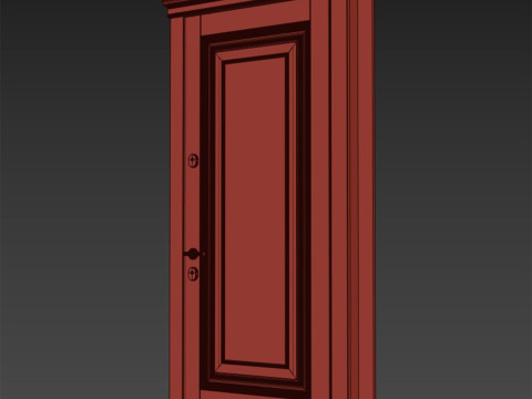 Entrance door set 004 Model 3D
