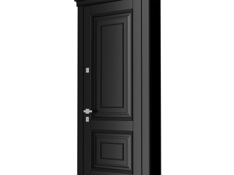 Entrance door set 005 Modello 3D