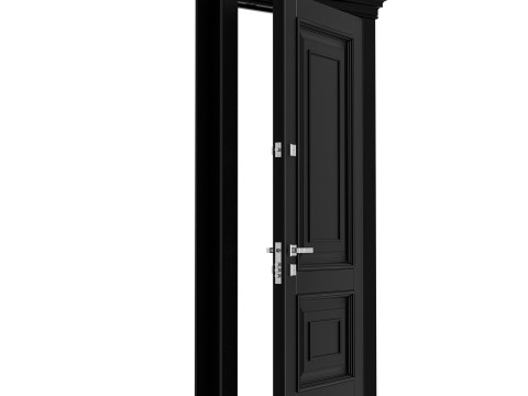 Entrance door set 005 Modello 3D
