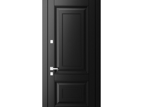 Entrance door set 005 Modello 3D