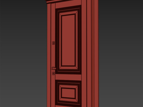 Entrance door set 005 Modello 3D