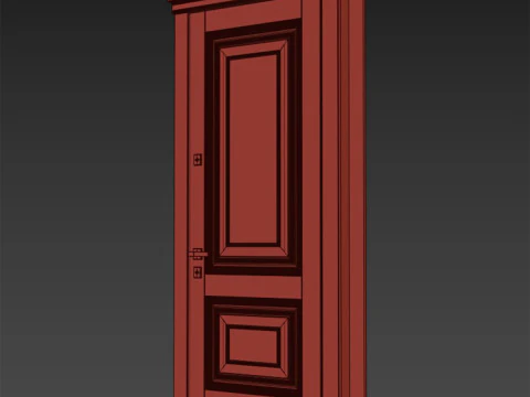 Entrance door set 005 3D Model