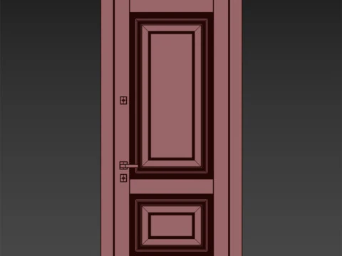 Entrance door set 005 3D Model