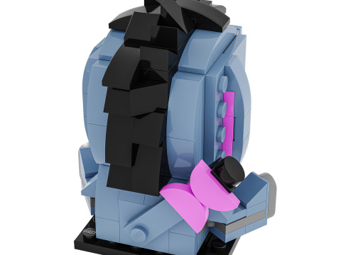 Lego tuğla kafalı Disney Winnie the pooh Eeyore 3D Model