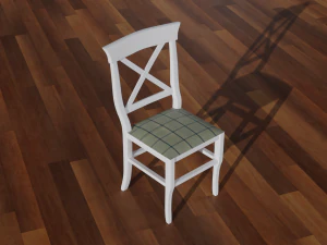 DINING TABLE WITH CHAIRS 3D Model