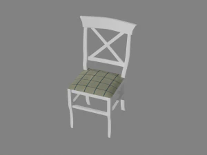 DINING TABLE WITH CHAIRS 3D Model