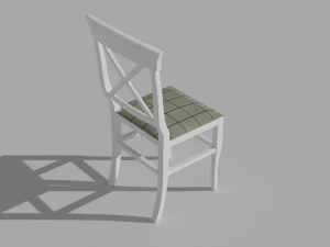 DINING TABLE WITH CHAIRS 3D Model