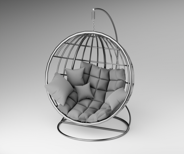 Outside SwingChair 3D-Modell .c4d .max .obj .3ds .fbx .stl .blend 