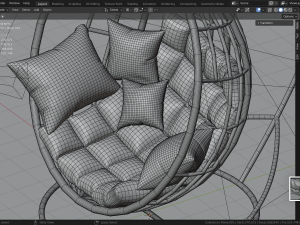 Outside SwingChair 3D-Modell