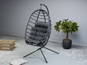 Egg Swing chair furniture interior Modelo 3D