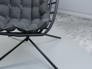 Egg Swing chair furniture interior Modelo 3D