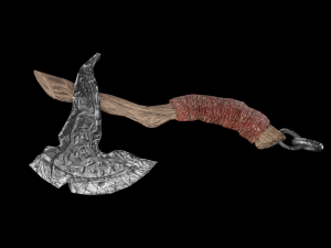 Stylized axe melee game-ready pbr 3D Model