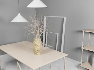 Vases interior decoration 3D Model