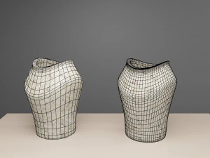 Vases interior decoration 3D Model