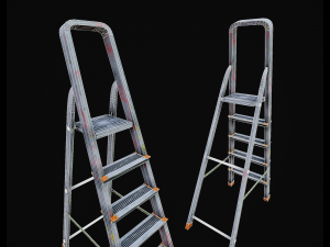 Step ladder pbr game-ready 3D Model