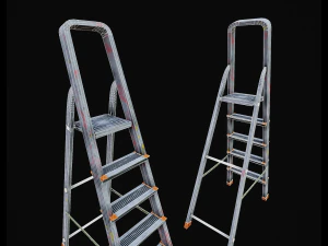 Step ladder pbr game-ready 3D Model