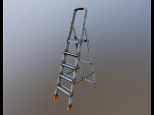 Step ladder pbr game-ready 3D Model