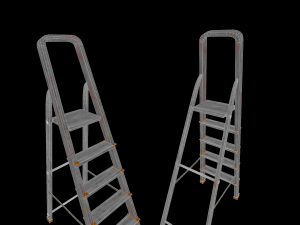Step ladder pbr game-ready 3D Model