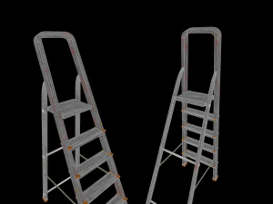 Step ladder pbr game-ready 3D Model