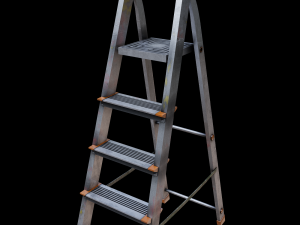 Step ladder pbr game-ready 3D Model