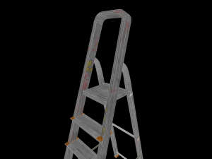 Step ladder pbr game-ready 3D Model