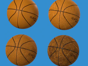 Pacote de bolas de basquete Modelo 3D