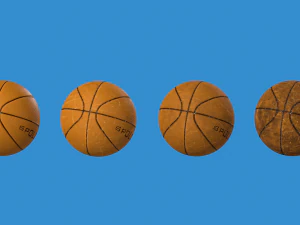 Basketball balls pack 3D Model