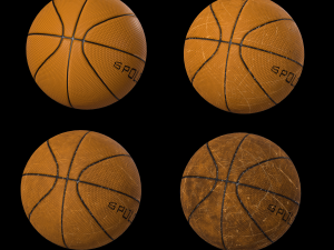 Basketball balls pack Modèle 3D