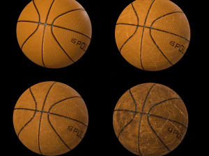 Basketball balls pack 3D Model