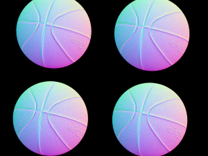 Basketball balls pack 3D Model
